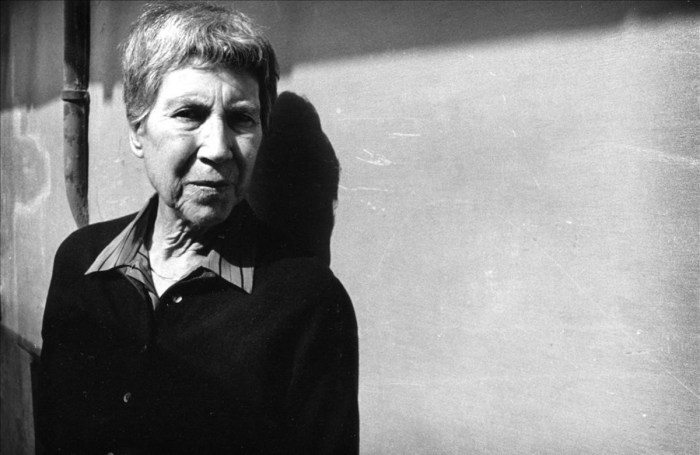 Natalia Ginzburg  Rome 1989  Foto  Leemage